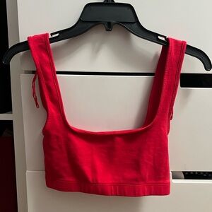 Zara Red Crop Top